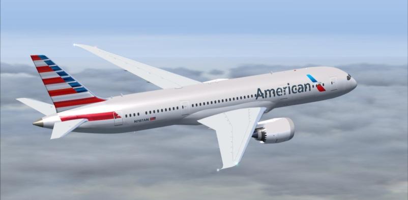 American Airlines future fleet of Boeing 787-8 Dreamliner to fly