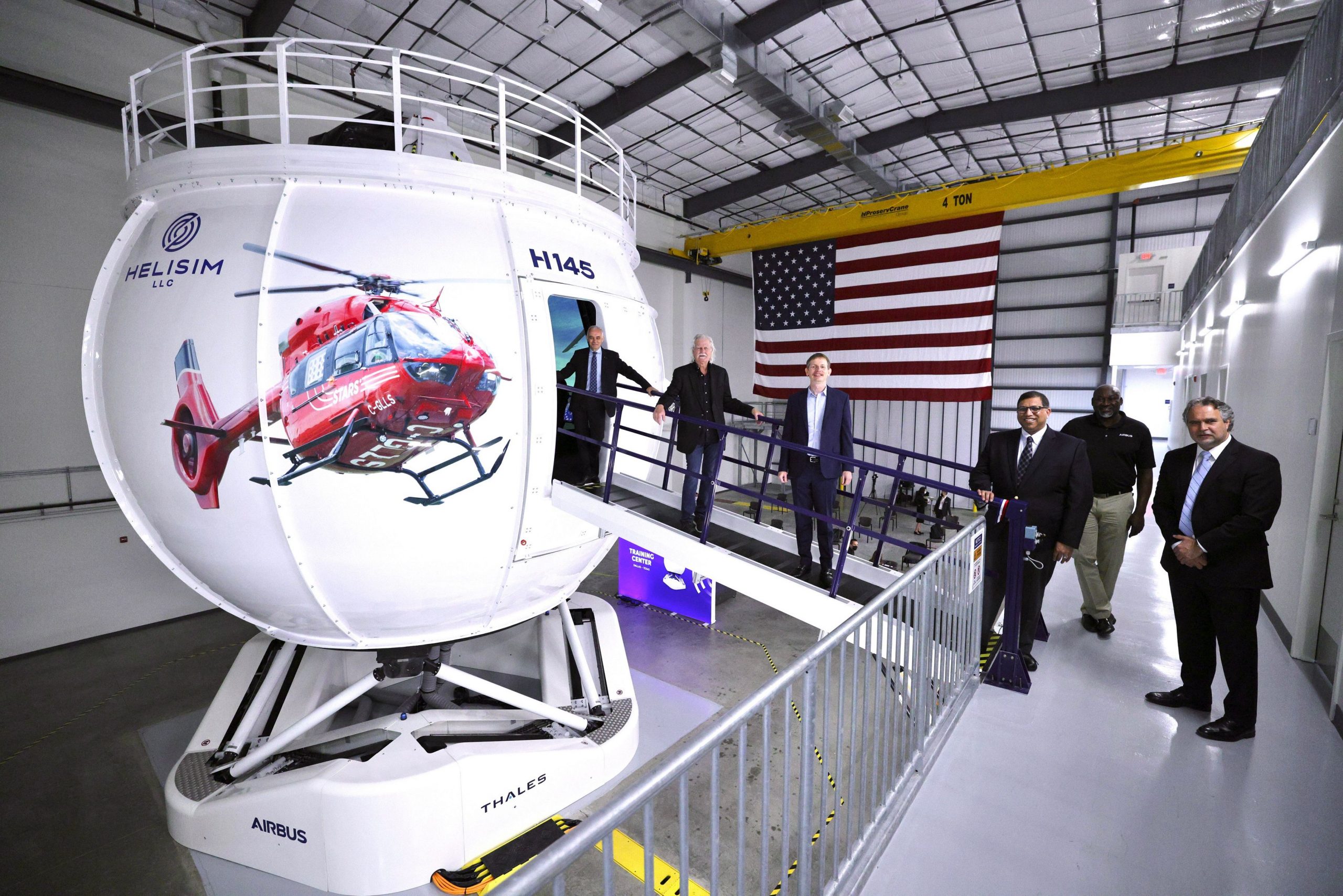 First H145 Full Flight Simulator in North America inaugurated in Texas -  Thales Aerospace BlogThales Aerospace Blog